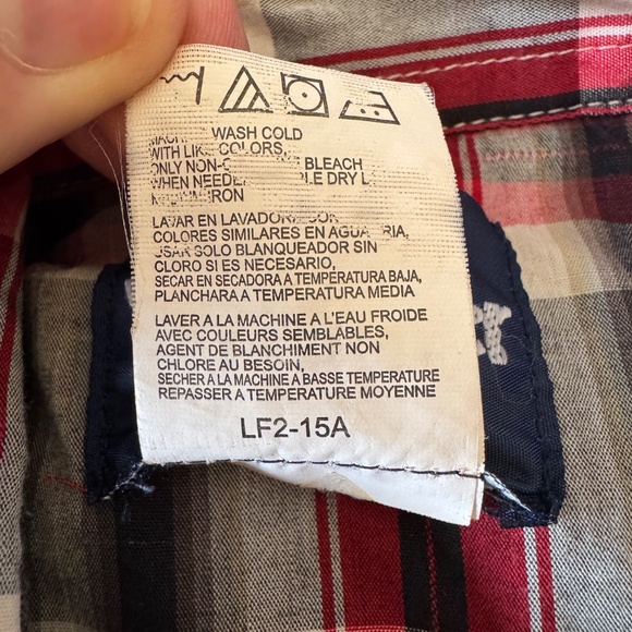 Wrangler Womens Plaid Dark Pearl Snap Long Sleeve Shirt‎ XXL (18-20) Western Y2K - Picture 7 of 12